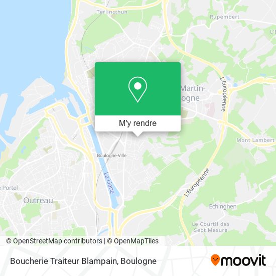 Boucherie Traiteur Blampain plan