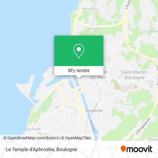 Le Temple d'Aphrodite plan