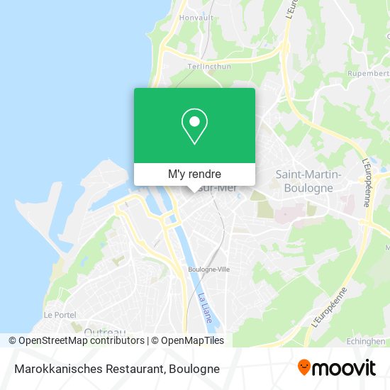 Marokkanisches Restaurant plan