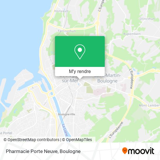 Pharmacie Porte Neuve plan