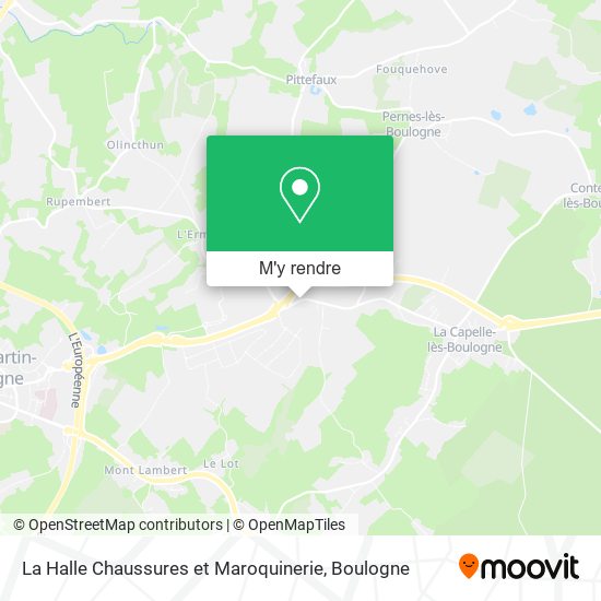 La Halle Chaussures et Maroquinerie plan