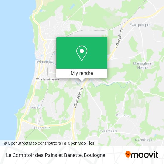 Le Comptoir des Pains et Banette plan