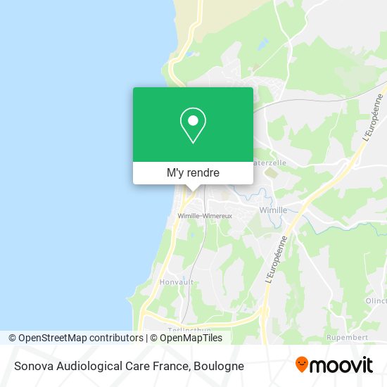 Sonova Audiological Care France plan