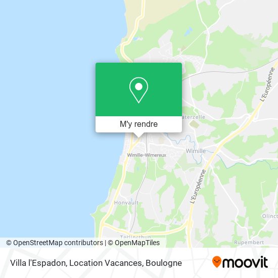 Villa l'Espadon, Location Vacances plan