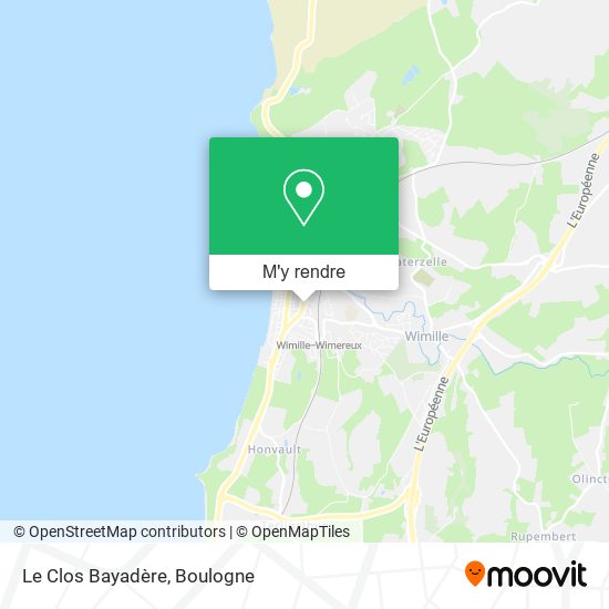 Le Clos Bayadère plan