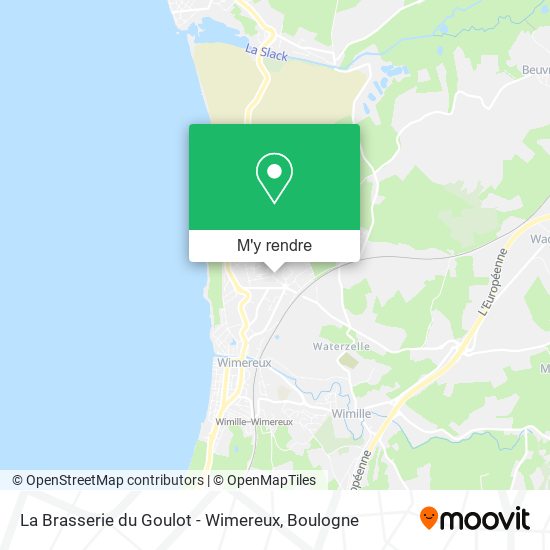 La Brasserie du Goulot - Wimereux plan