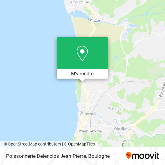 Poissonnerie Delenclos Jean-Pierre plan