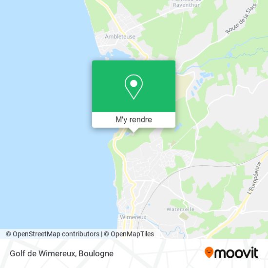 Golf de Wimereux plan