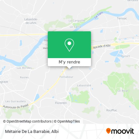 Métairie De La Barrabie plan