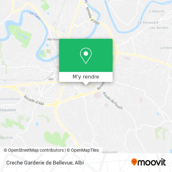 Creche Garderie de Bellevue plan