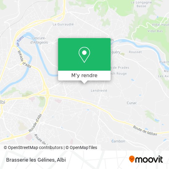 Brasserie les Gélines plan