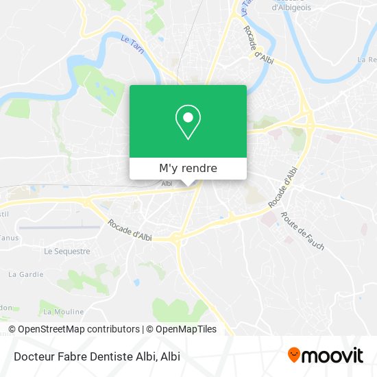 Docteur Fabre Dentiste Albi plan