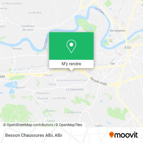 Besson Chaussures Albi plan