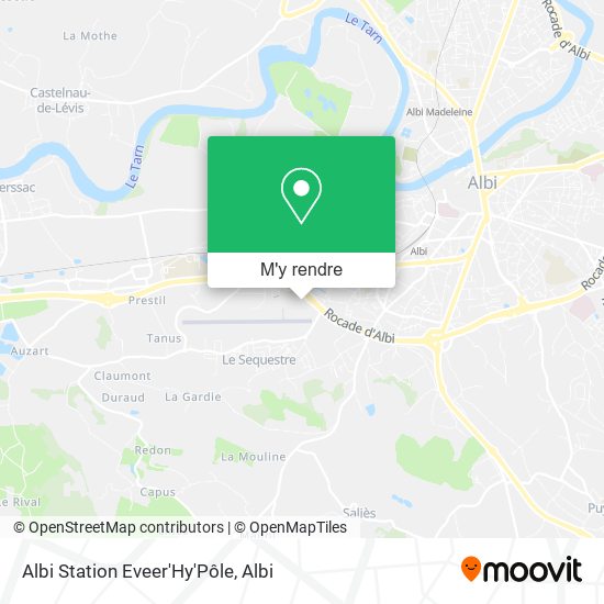 Albi Station Eveer'Hy'Pôle plan