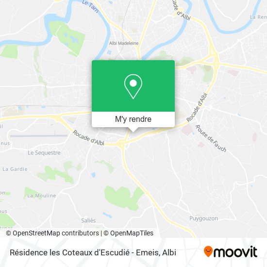 Résidence les Coteaux d'Escudié - Emeis plan