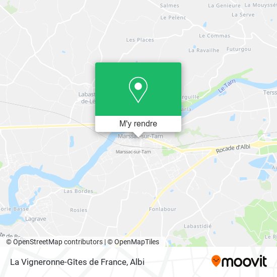 La Vigneronne-Gîtes de France plan