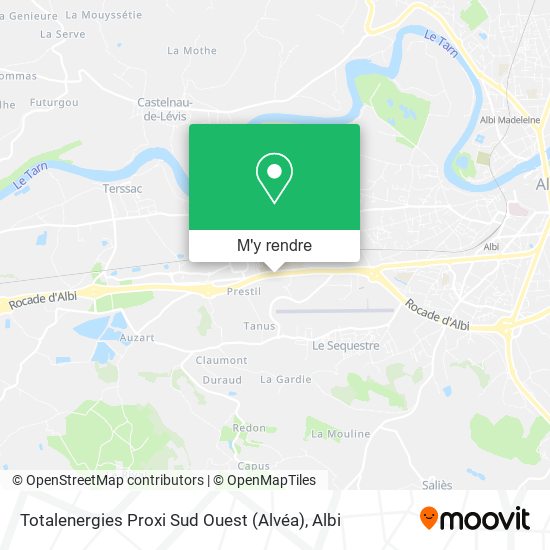 Totalenergies Proxi Sud Ouest (Alvéa) plan