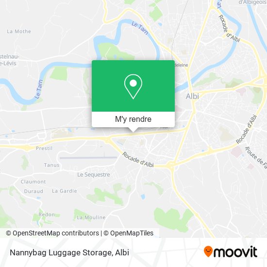 Nannybag Luggage Storage plan