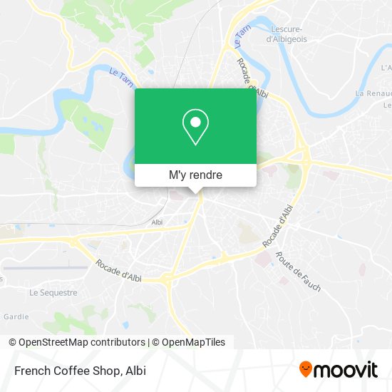 French Coffee Shop plan