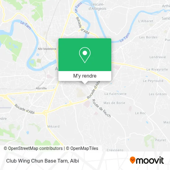 Club Wing Chun Base Tarn plan
