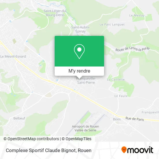 Complexe Sportif Claude Bignot plan