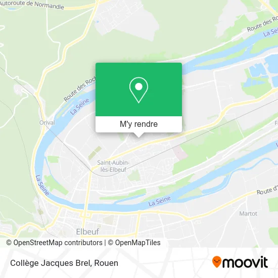 Collège Jacques Brel plan