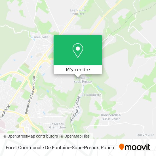 Forêt Communale De Fontaine-Sous-Préaux plan