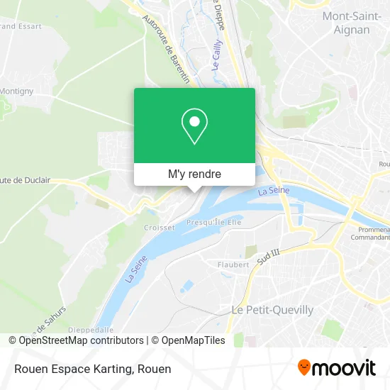 Rouen Espace Karting plan