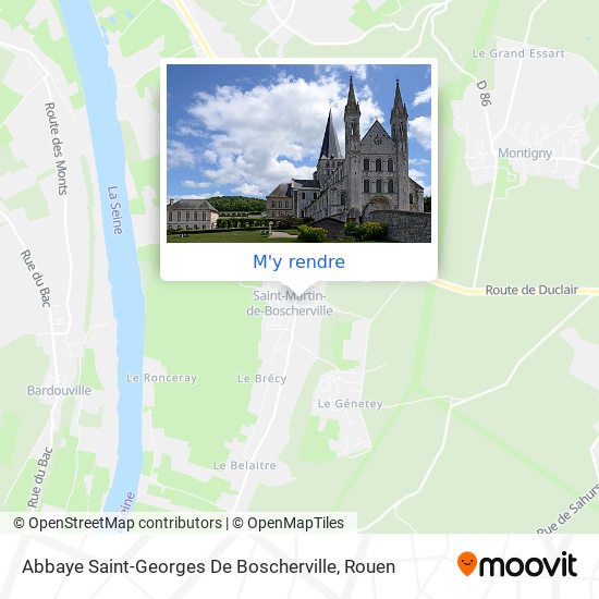 Abbaye Saint-Georges De Boscherville plan