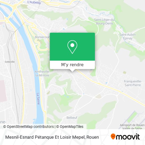 Mesnil-Esnard Pétanque Et Loisir Mepel plan