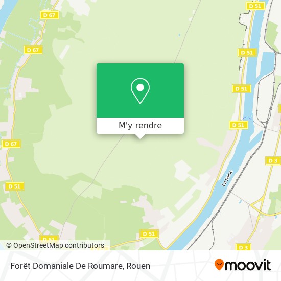 Forêt Domaniale De Roumare plan