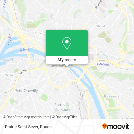 Prairie Saint-Sever plan