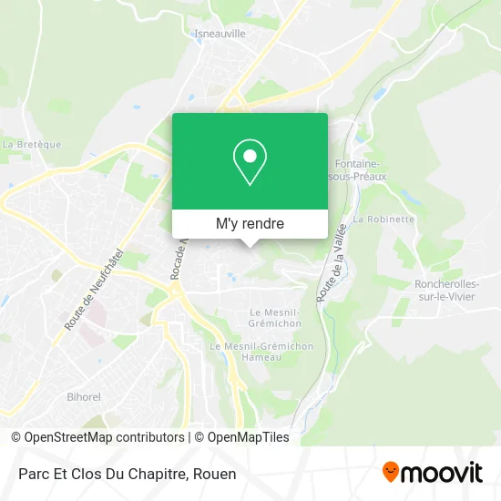 Parc Et Clos Du Chapitre plan