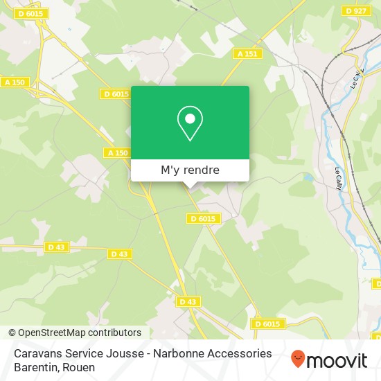Caravans Service Jousse - Narbonne Accessories Barentin plan