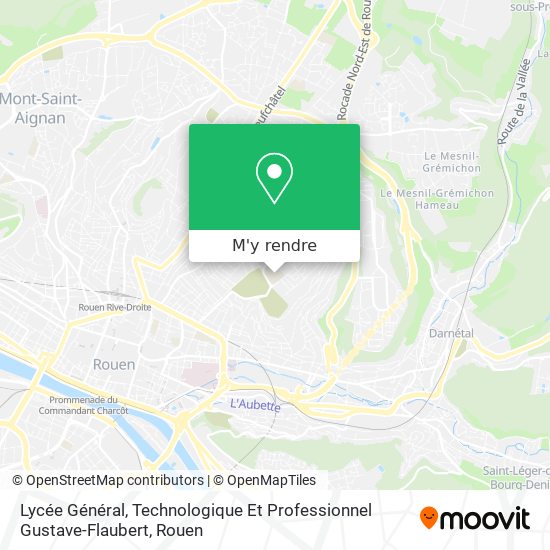Lycée Général, Technologique Et Professionnel Gustave-Flaubert plan