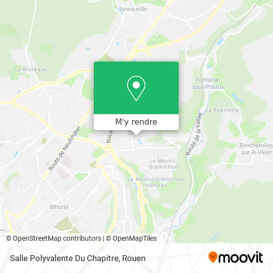 Salle Polyvalente Du Chapitre plan