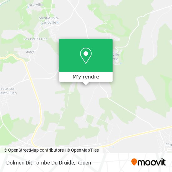Dolmen Dit Tombe Du Druide plan
