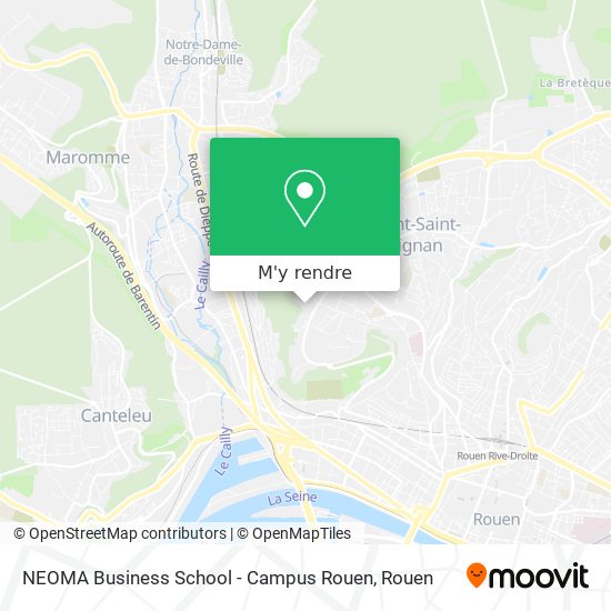 NEOMA Business School - Campus Rouen plan