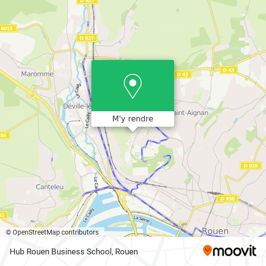 Hub Rouen Business School plan