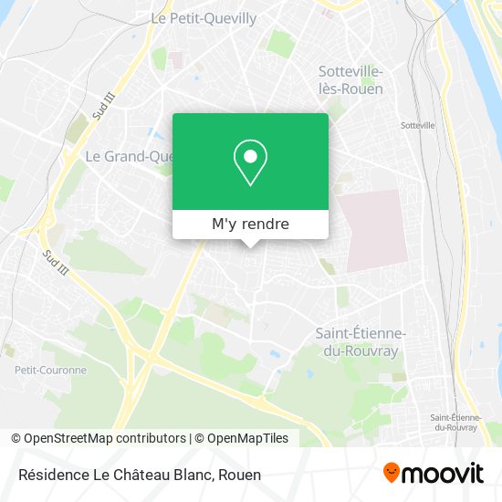 Résidence Le Château Blanc plan