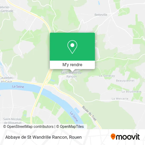 Abbaye de St Wandrille Rancon plan