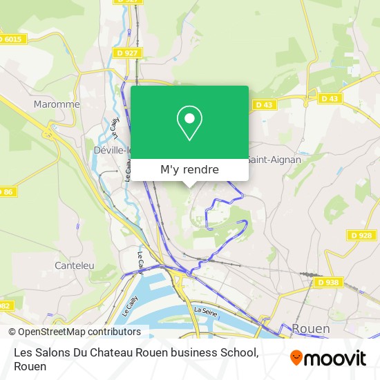 Les Salons Du Chateau Rouen business School plan