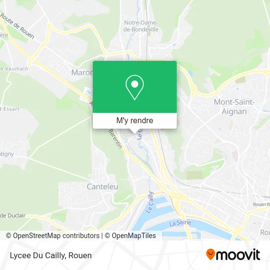 Lycee Du Cailly plan