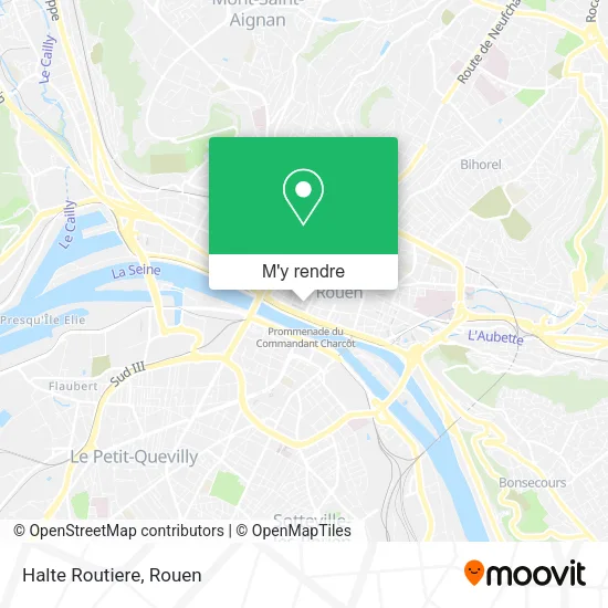 Halte Routiere plan