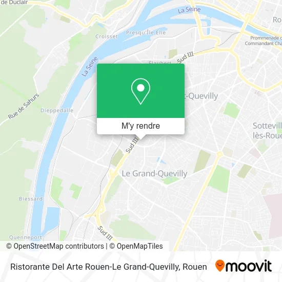 Ristorante Del Arte Rouen-Le Grand-Quevilly plan