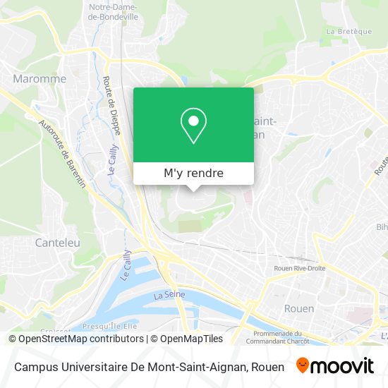Campus Universitaire De Mont-Saint-Aignan plan