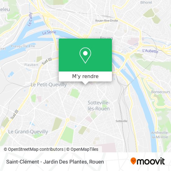 Saint-Clément - Jardin Des Plantes plan