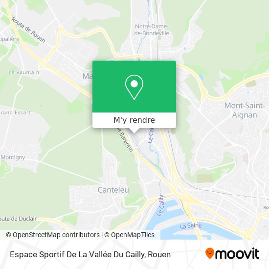 Espace Sportif De La Vallée Du Cailly plan