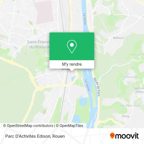 Parc D'Activités Edison plan