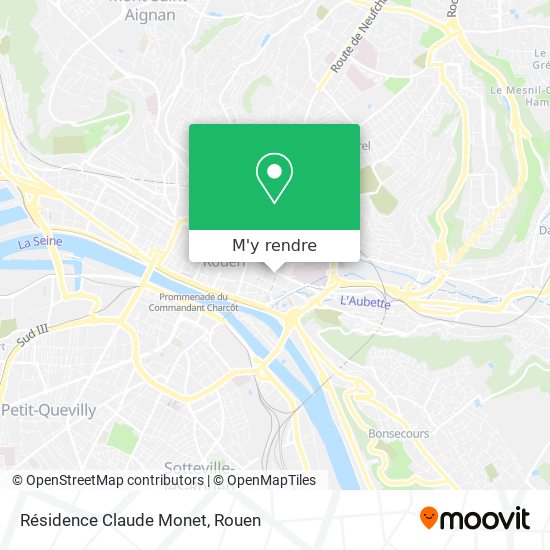 Résidence Claude Monet plan